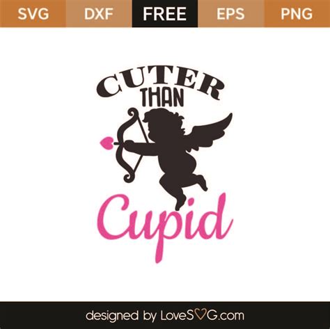 Download Free Cuter than Cupid SVG Digital Cut File Silhouette